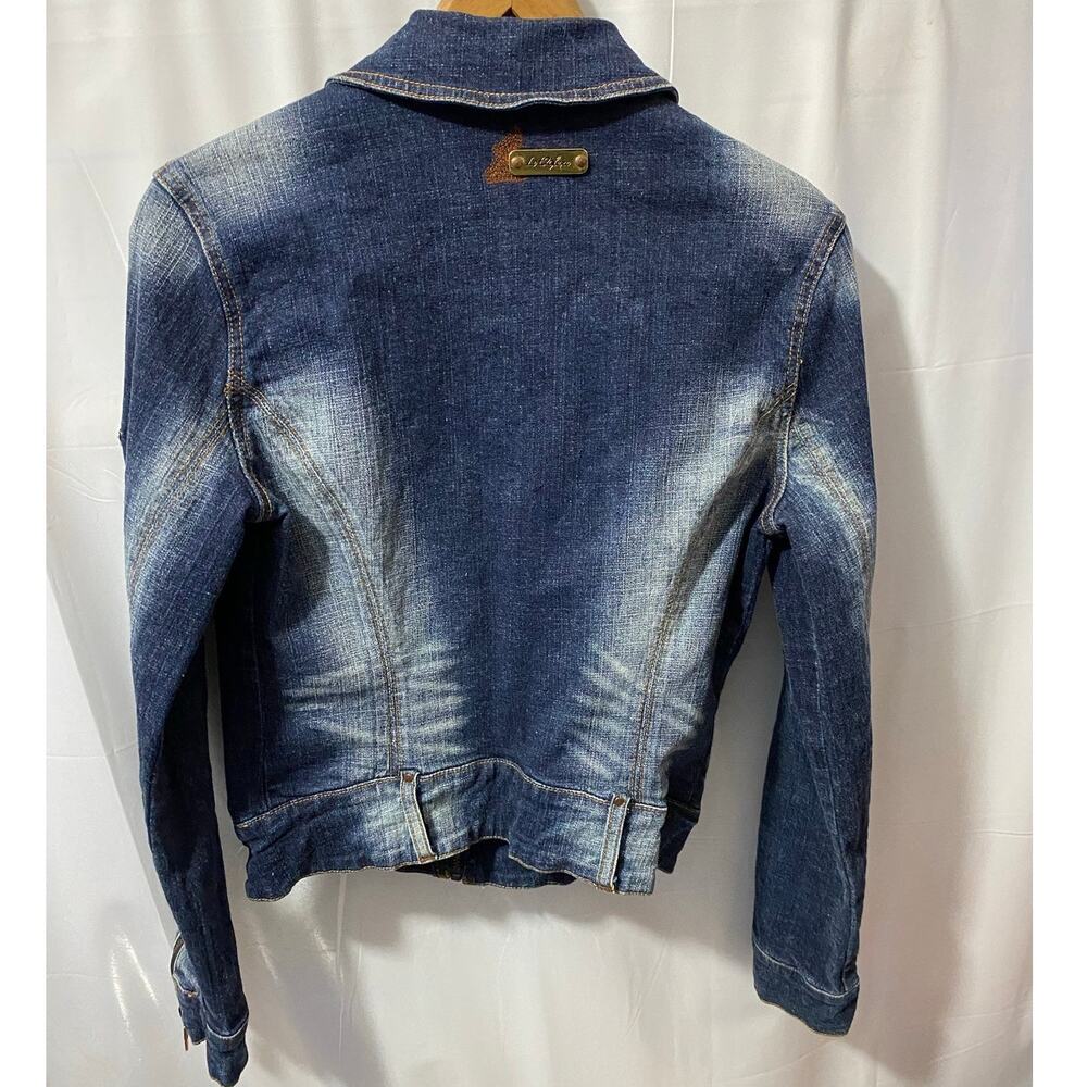 VTG Y2K LOONEY TUNES Tweety Bird Denim Jacket — Warner Bros Medium - Picture 3 of 13